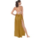 Dark Goldenrod	 - 	Maxi Chiffon Tie-Up Sarong View2