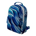 Sunny Ocean Wave Flap Pocket Backpack (Large) View1