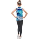 Blue Water Reflections Kids  Sleeveless Polo Tee View2