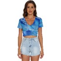 Wave Beach Iii V-Neck Crop Top View1