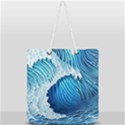 Beach Wave Full Print Rope Handle Tote (Large) View2