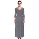 Dim Grey	 - 	Quarter Sleeve Maxi Dress View1