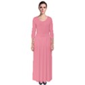 Conch Shell Pink	 - 	Quarter Sleeve Maxi Dress View1