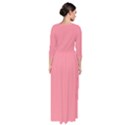 Conch Shell Pink	 - 	Quarter Sleeve Maxi Dress View2