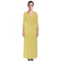 Hansa Yellow	 - 	Quarter Sleeve Maxi Dress View1