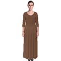 Kobicha Brown	 - 	Quarter Sleeve Maxi Dress View1