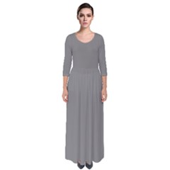 Titanium	 - 	quarter Sleeve Maxi Dress