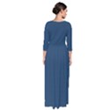 Aegean Blue	 - 	Quarter Sleeve Maxi Dress View2