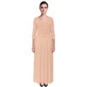 Deep Peach	 - 	Quarter Sleeve Maxi Dress View1