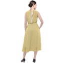 Egg Nog Yellow	 - 	Round Neck Boho Dress View2