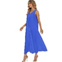 Screeming Blue	 - 	V-Neck Sleeveless Loose Fit Overalls View2