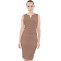 Cafe au Lait Brown	 - 	Midi Bodycon Dress View1