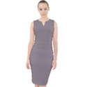 Metallic Rocket Grey	 - 	Midi Bodycon Dress View1