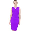 Vivid Violet Purple	 - 	Midi Bodycon Dress View1