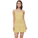 Egg Nog Yellow	 - 	Short Frill Dress View1