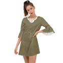 Army Brown	 - 	Criss Cross Mini Dress View1