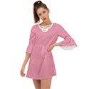 Amaranth Pink	 - 	Criss Cross Mini Dress View1