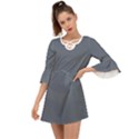 Jet Grey	 - 	Criss Cross Mini Dress View1