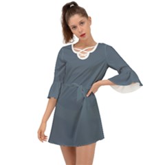 Paynes Grey	 - 	criss Cross Mini Dress