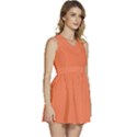 Basket Ball Orange	 - 	Sleeveless High Waist Mini Dress View3