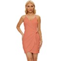 Basket Ball Orange	 - 	Wrap Tie Front Dress View1