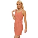Basket Ball Orange	 - 	Wrap Tie Front Dress View2