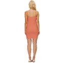 Basket Ball Orange	 - 	Wrap Tie Front Dress View4