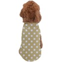 Mint Polka And White Polka Dots Dog T-Shirt View2