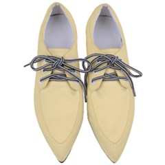 Buttermilk	 - 	pointed Oxford Shoes by ColorfulShoes
