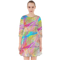 Abstract-14 Smock Dress