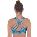 Blue Water Speech Therapy Cross String Back Sports Bra View2