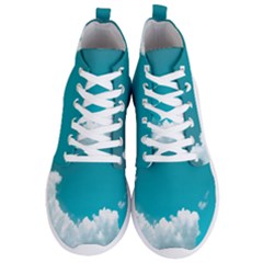 Clouds Hd Wallpaper Men s Lightweight High Top Sneakers