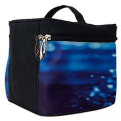 Water Blue Wallpaper Make Up Travel Bag (small) by artworkshop