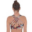 Rain on window Cross String Back Sports Bra View2