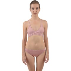 Peach Bud	 - 	wrap Around Bikini Set