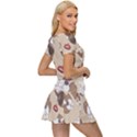 Beagle Satin Short Sleeve Pajamas Set Women s Sports Wear Set View3