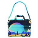 Ai Generated Trees Stars Planets Dreamlike Sun MacBook Pro 13  Shoulder Laptop Bag  View2