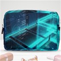 Background Patterns Geometric Glass Mirrors Make Up Pouch (Medium) View1
