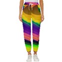 Jupiter Clouds Dan Mumford Stars Yellow Planets Cropped Drawstring Pants View1