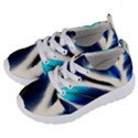 Feathers Pattern Design Blue Jay Texture Colors Kids  Lightweight Sports Shoes View2
