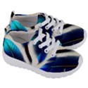 Feathers Pattern Design Blue Jay Texture Colors Kids  Lightweight Sports Shoes View3