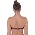 Persian Plum Brown	 - 	Halter Bandeau Bikini Top View2