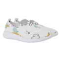 Art Pattern Design Wallpaper Background Print Women s Slip On Sneakers View3