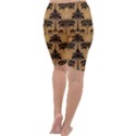 Ai Generated Camels Palm Trees Pattern Cropped Leggings  View4