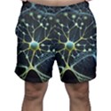 Ai Generated Neuron Network Connection Men s Shorts View1