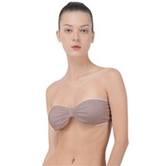 Hazelnut	 - 	classic Bandeau Bikini Top