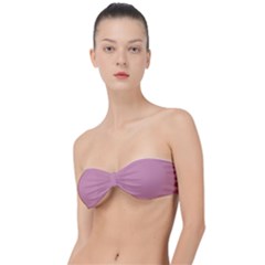 Sea Pink	 - 	classic Bandeau Bikini Top