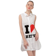 I Love Betty Sleeveless Shirt Dress by ilovewhateva