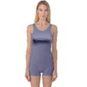 Flint Grey	 - 	One Piece Boyleg Swimsuit View1