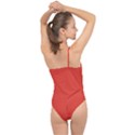 Cinnabar Orange	 - 	Classic One Shoulder Swimsuit View2